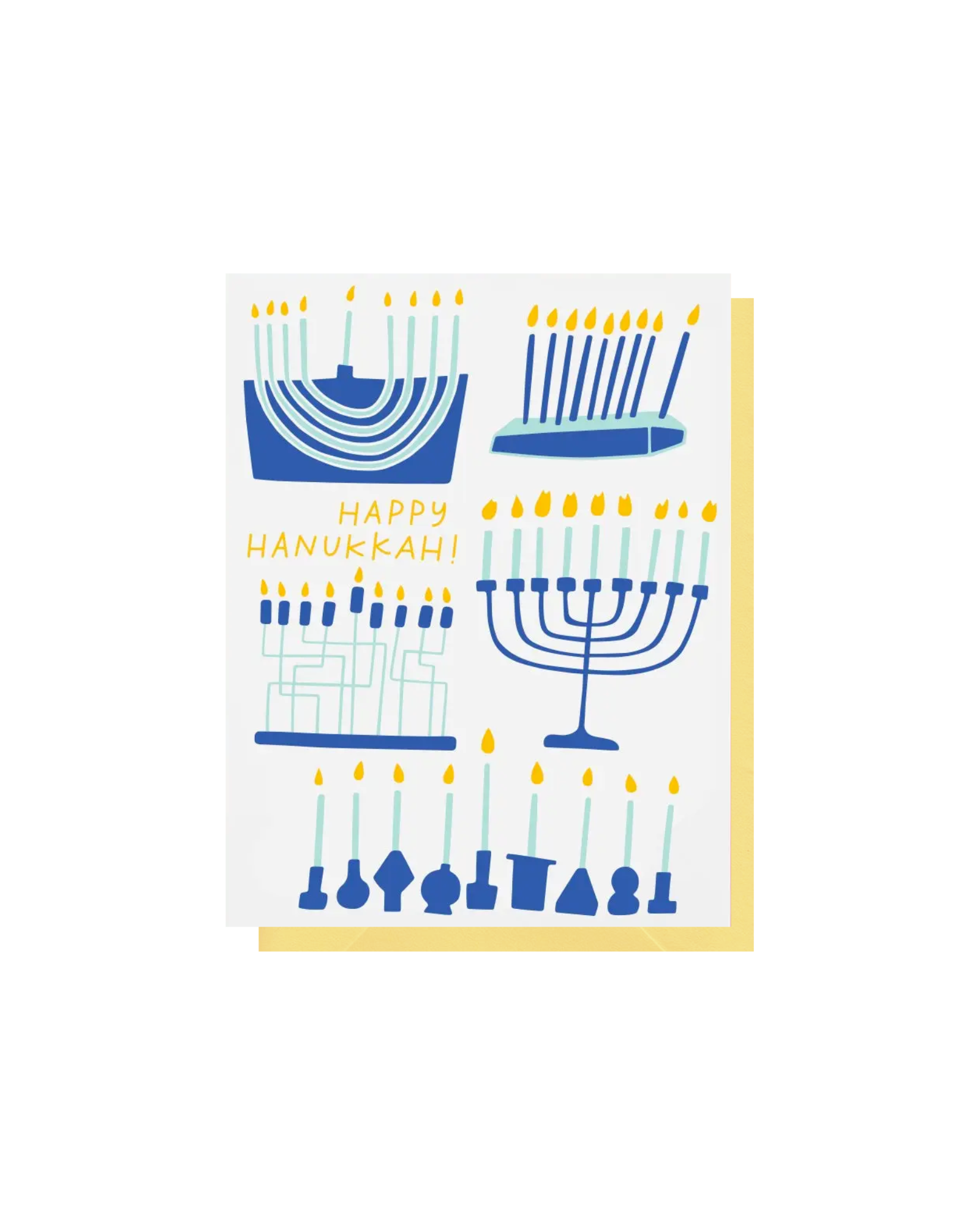 Menorahs Greeting Card