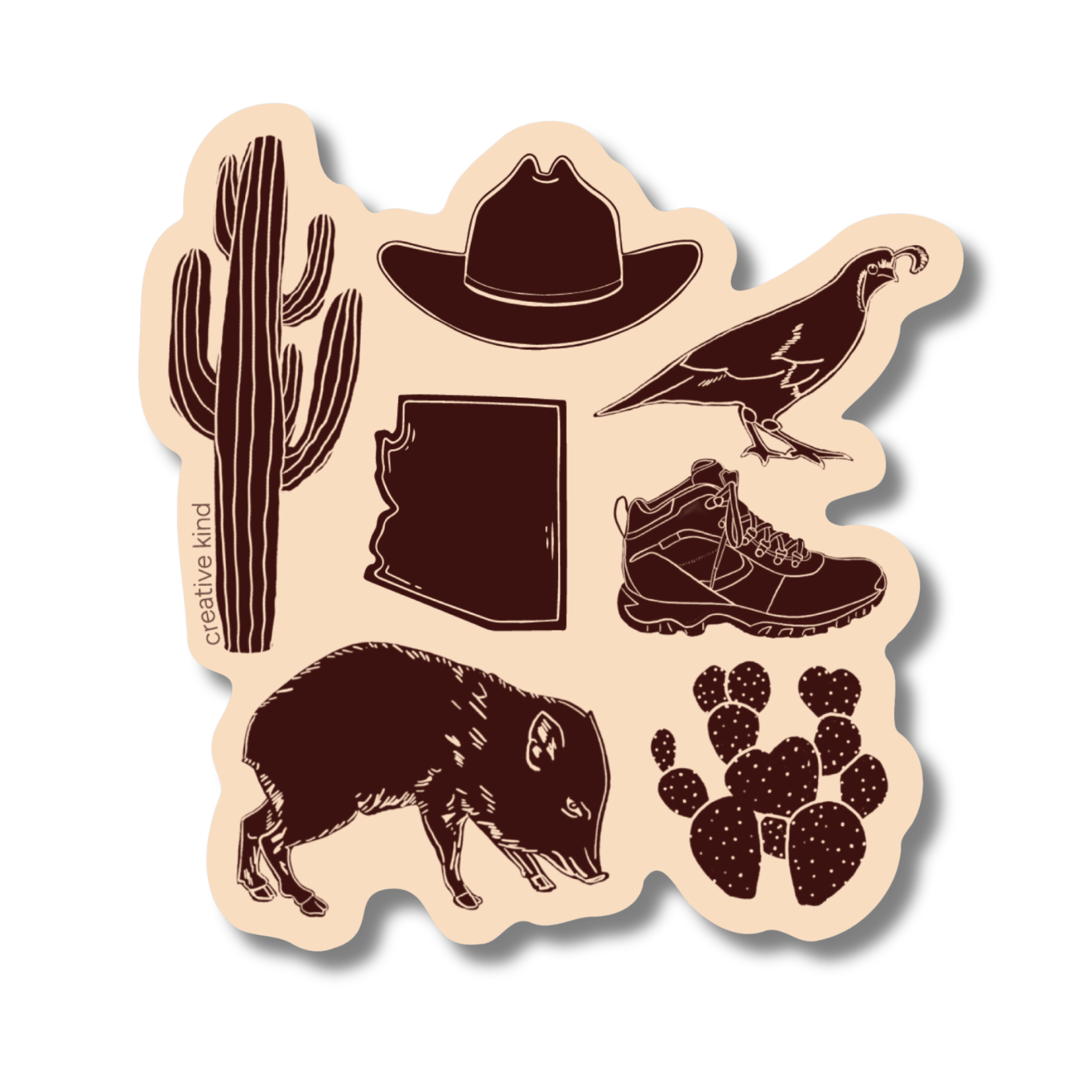 Arizona Characters Vinyl Sticker