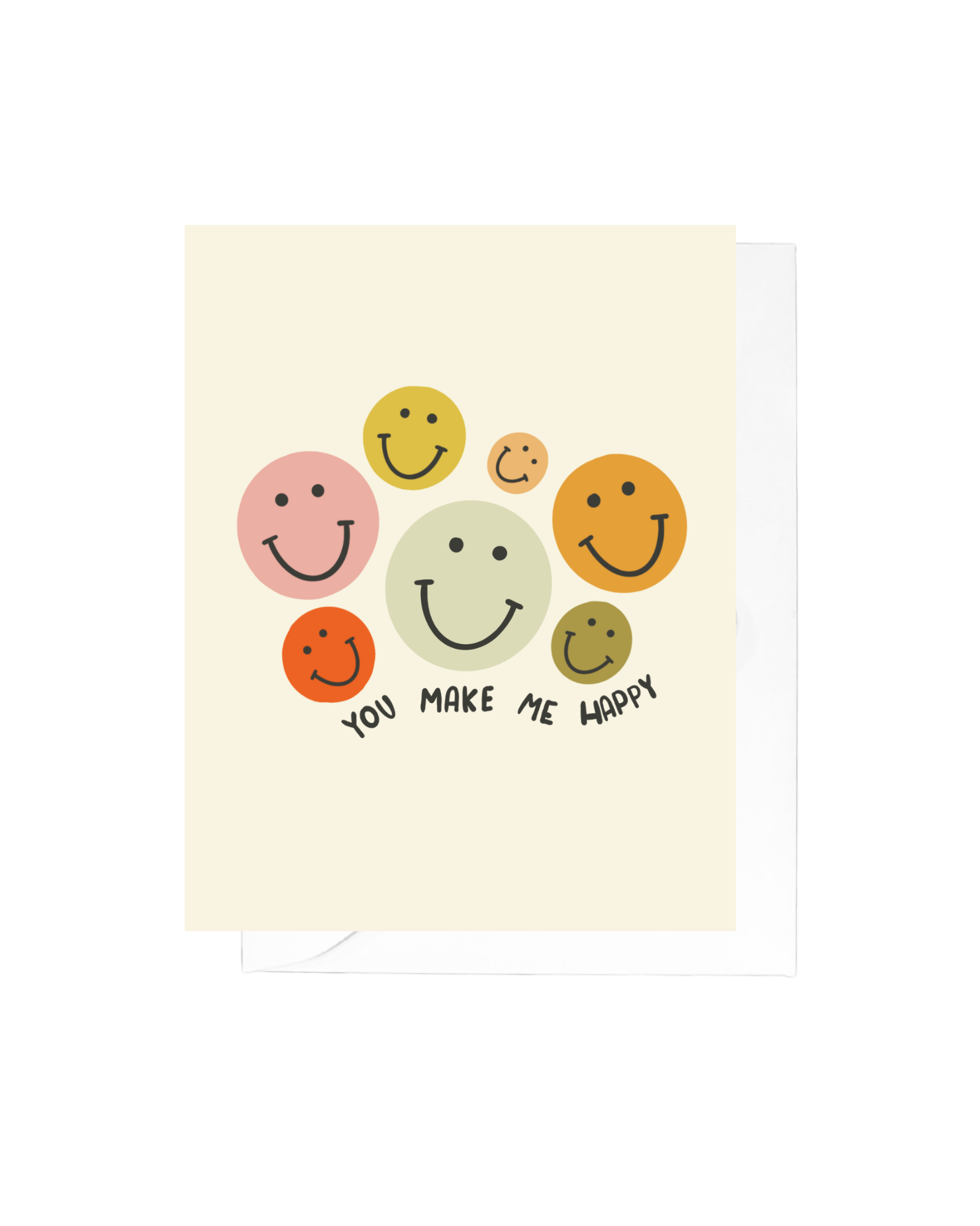 Happy Face Greeting Card