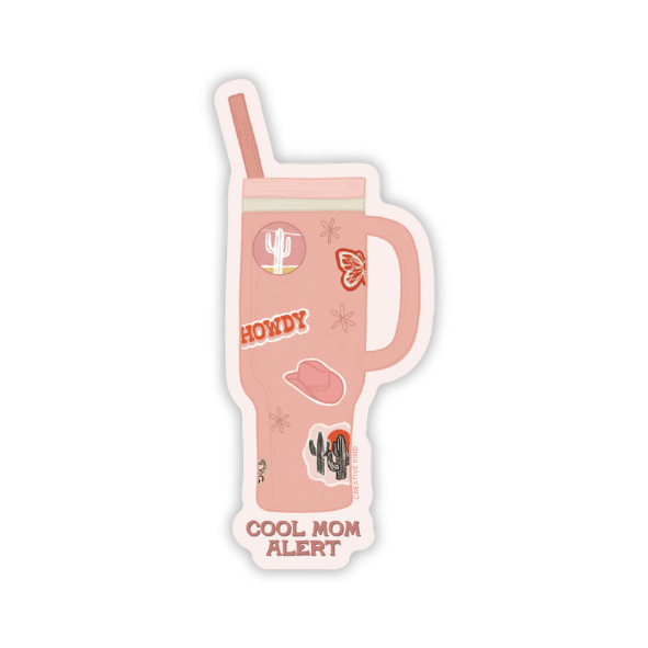 Cool Mom Cup Vinyl Sticker