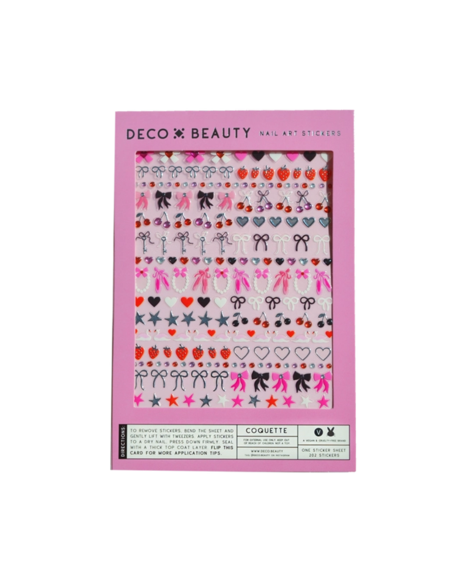 Coquette Nail Art Stickers