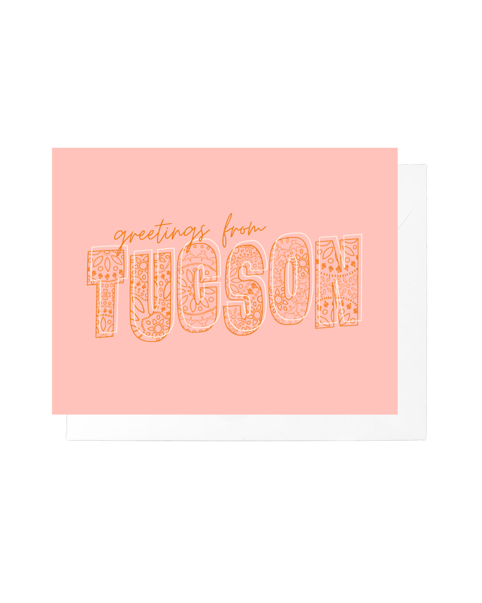 Greetings from Tucson Papel Picado Greeting Card