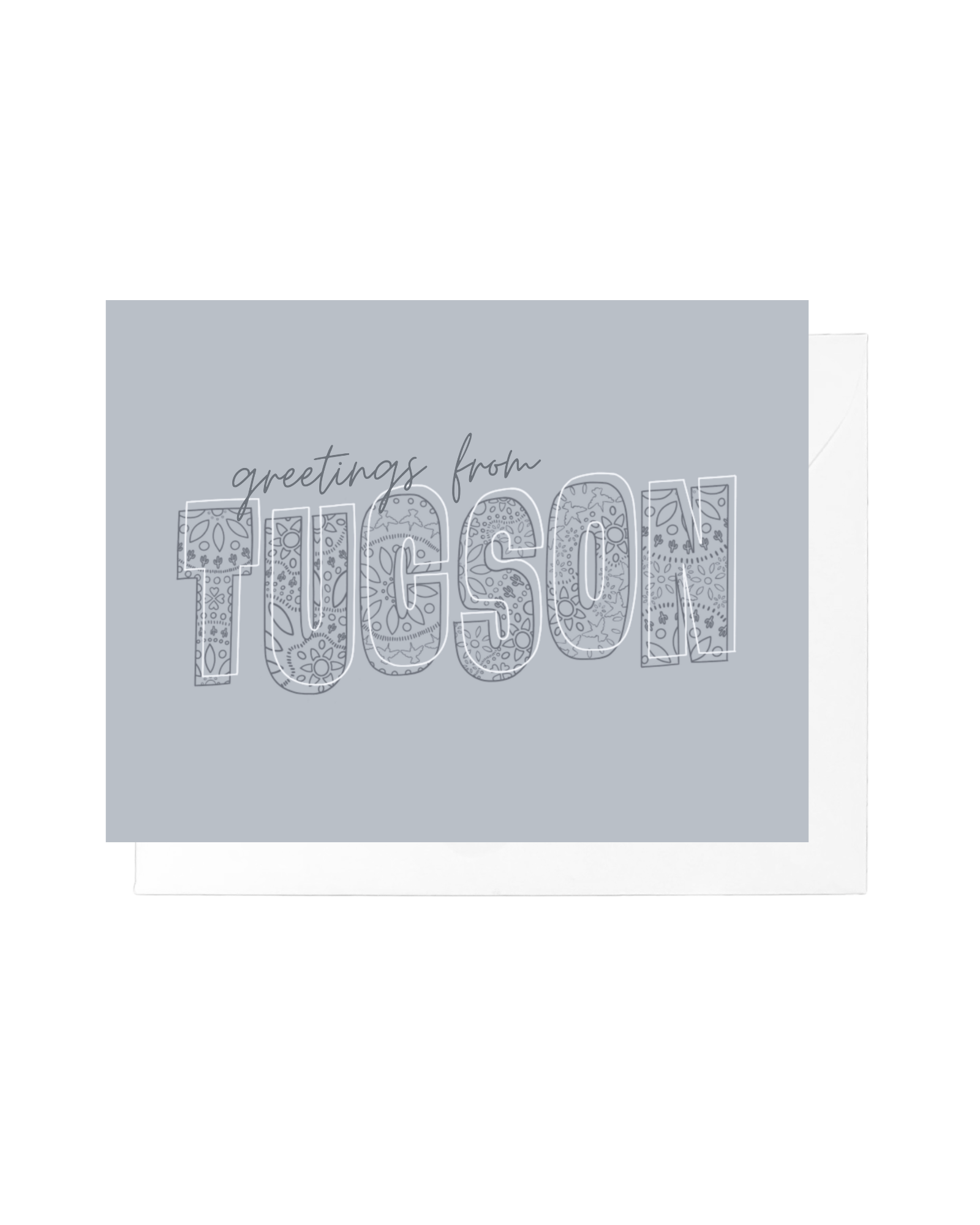 Greetings from Tucson Papel Picado Greeting Card