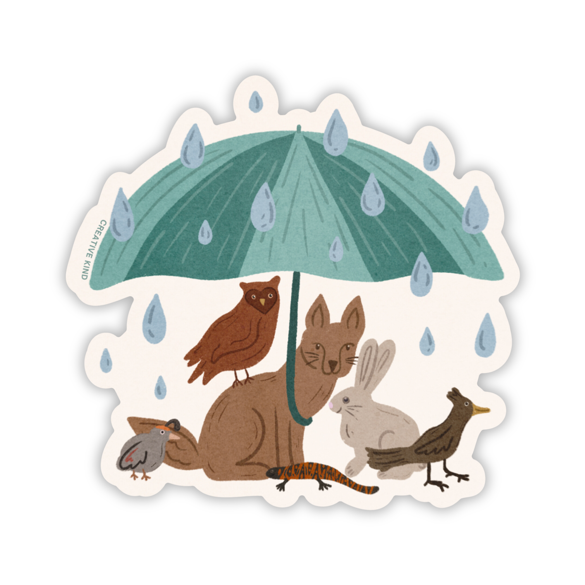 Monsoon Friends Vinyl Sticker