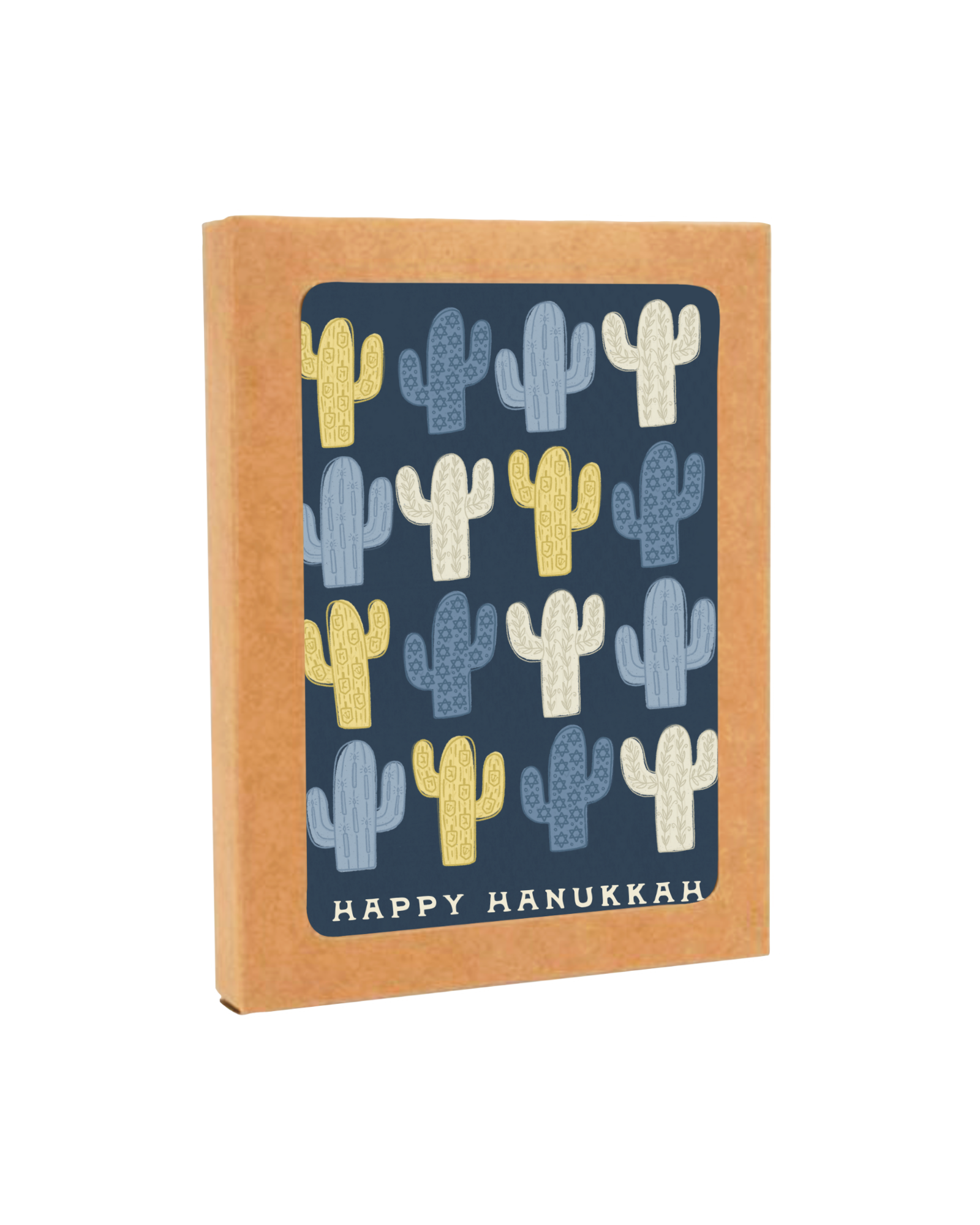 16 Cacti Hanukkah Greeting Card Box Set of 8